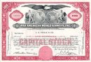 Pan American World Airways circa 1950's - Juan Trippe PLUS Postcard: Lot of 5 - Pan American World Airways circa 1950's - ps/ Juan Trippe