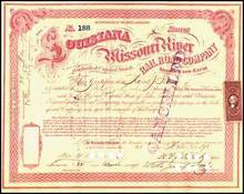 Louisiana and Missouri River Railroad Company 1871 - Missouri
