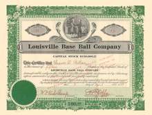 Louisville Base Ball Company 1919