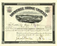 Louisville Bridge Company 1906 - Bridge Vignette