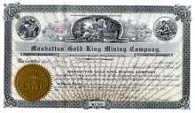 Manhattan Gold King Mining Company 1906 - Nevada