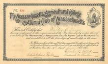 Massachusetts Agricultural College Alumni Club of Massachusetts 1891 ( University of Massachusetts )
