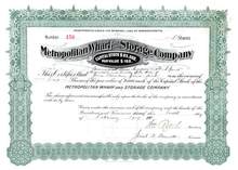Metropolitan Wharf and Storage Company 1914 - Massachusettes