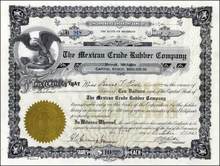 Mexican Crude Rubber Company 1927