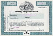Masey - Ferguson Limited - Farm Equipment