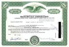Micro-Metals Corporation