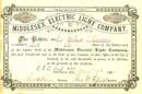 MiddleSex Electric Light Company, Portland, Maine 1883