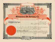 Midwestern Oil Refining Company - Prop used in Movies at Christie Film Company