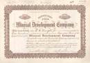 Mineral Development Company 1906 - 1909