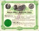 Minnesota Mining & Manufacturing Company (3M) 1902 - Signed by founder and first President