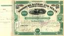 Missouri, Kansas and Texas Railway Company 1880 signed by Jay Gould as President