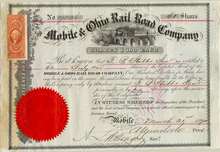 Mobile and Ohio Rail Road Company 1868 - 1870