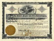 Modern Burglar and Fire Alarm Company 1905
