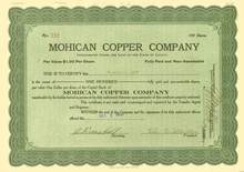Mohican Copper Company 1918 - Plomosa District, Yuma County, Arizona