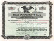 Molle Typewriter Company 1920 - Oshkosh, Wisconsin