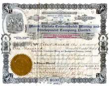 Monte Christo Consolidated Mining and Development Company, Ltd. 1898