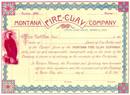 Montana Fire Clay Company 1880's