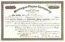 Montague Paper Company 1903 - Turners Falls, Massachusettes
