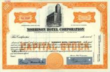 Morrison Hotel Corporation - Famous Chicago Hotel