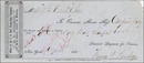 Early Freight Receipt 1852 from U.S. Mail Steamship Company - Steam Ship Compine Teaty