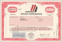 Motient Corporation - Satellite / Terrestrial Communications ( Was American Mobile Satellite )