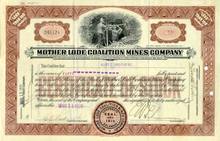 Mother Lode Coalition Mines Company 1920's