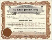 Motobile Products Company 1925 - Ohio