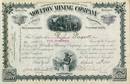 Moulton Mining Company signed by Senator Clark - Territory of Utah 1880's