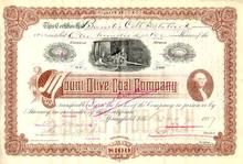 Mount Olive Coal Company 1889 Washington Vignette