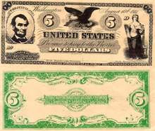 Movie Prop Money - Lincoln Five Dollars