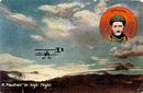 M. Paulhan in High Flight - Early Bi Plane