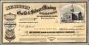 Munckton Gold & Silver Mining Company 187X - Mono County, California