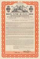 Municipal Telephone and Utilities Company 1930 - 6% Convertible Gold bond