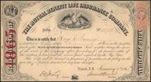 Mutual Benefit Life Insurance Company 1865 - New Jersey