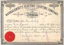 Narragansett Electric Lighting Company 1886 - Rhode Island