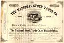 National Stock Yards Company of Philadelphia - 1876