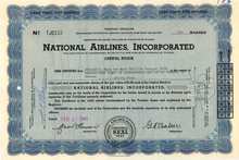National Airlines, Inc 1945 - George Baker -SCARCE