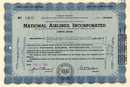 National Airlines, Inc 1945 - George Baker -SCARCE