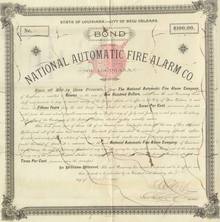 National Automatic Fire Alarm Company - New Orleans 1892