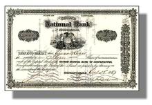 National Bank of Cooperstown, New York 1880's - Baseball Hall of Fame