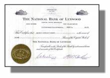 National Bank of Lynwood 1931 - Lynwood, California