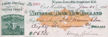 Neptune Twine Mill - National Bank of New England 1875