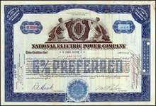 National Electric Power Company 1928 - Maine