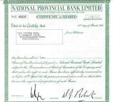 National Provincial Bank - 1961