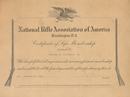 National Rifle Association Membership Certificate 1949