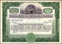 National Securities Corporation of California