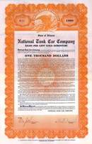 National Tank Car Company 1922 - $1,000 Gold Debenture - Illinois