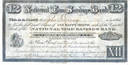 National Times Savings Bank 1884 - Father Time Vignette