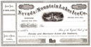 Nevada & Mountain Lakes Ice Company - 1870
