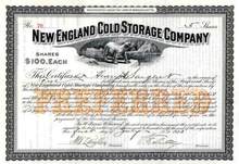 New England Cold Storage Company 1913 - Polar Bear Vignette
